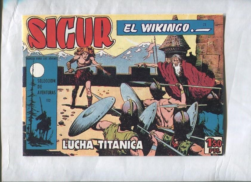 Facsimil: Sigur el vikingo numero 23: Lucha titanica
