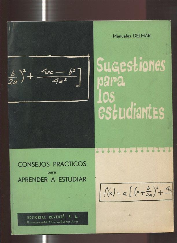 Manuales Delmar: Sugestiones para los estudiantes, consejos practicos 