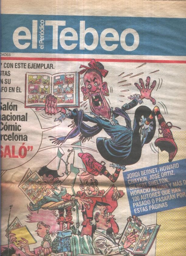 El Tebeo-Dominical dirigido por Toutain, año 90 numero 13: 8º salon comic de Barcelona