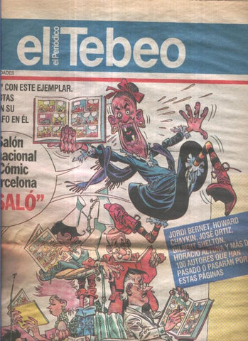 El Tebeo-Dominical dirigido por Toutain, año 90 numero 13: 8º salon comic de Barcelona