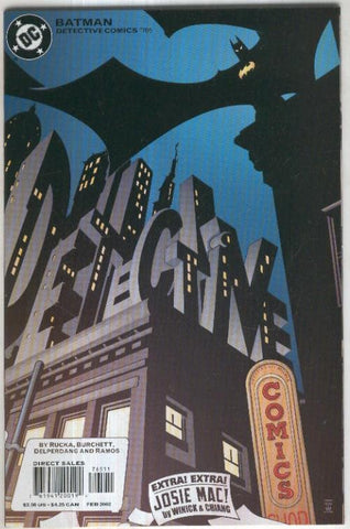 DETECTIVE COMICS Vol.1 No.765: BATMAN - Vacancies