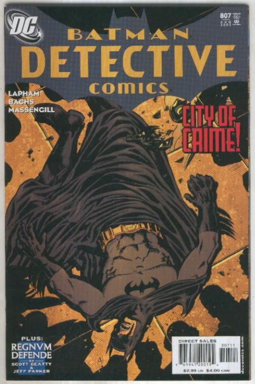 DETECTIVE COMICS Vol.1 No.807: BATMAN - City Of Crime 7