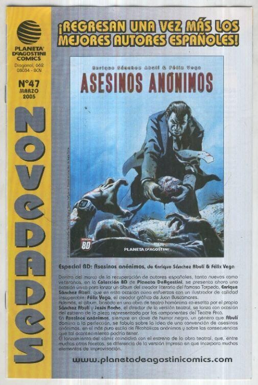 Novedades marzo 2005 de Planeta comics