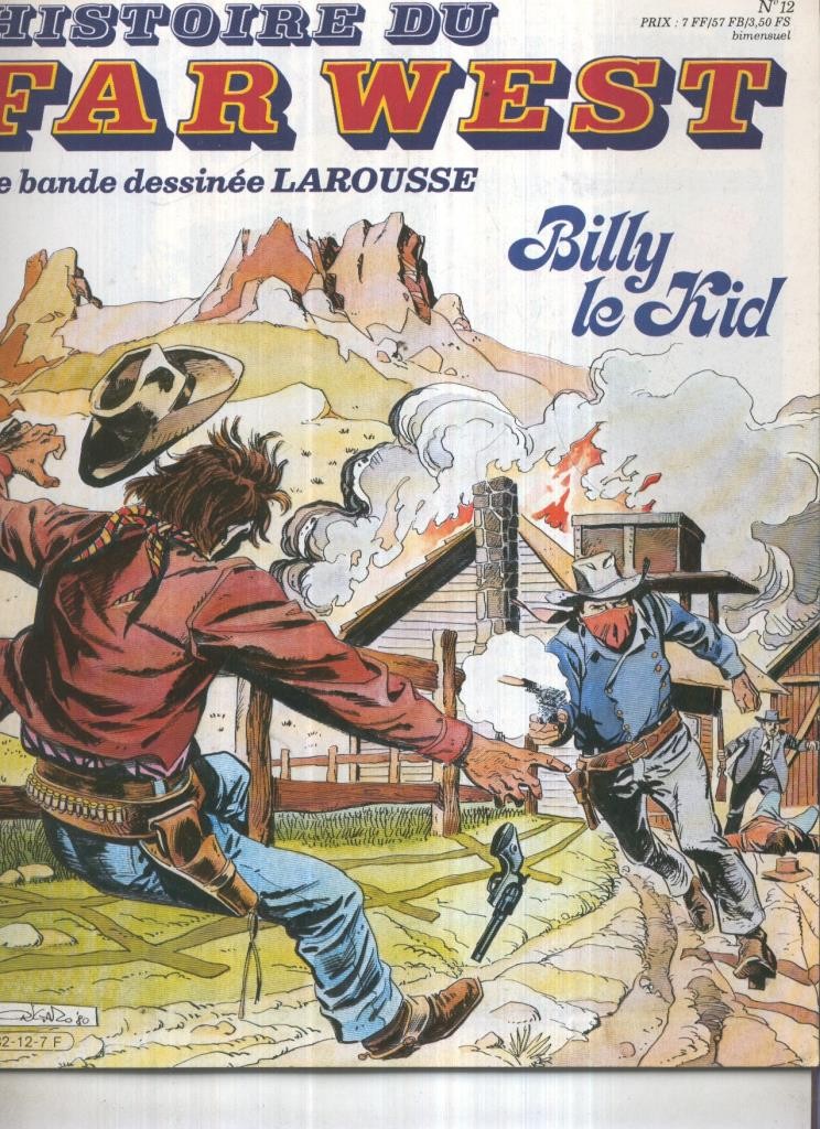 Histoire du Far West numero 12: Bylly le Kid