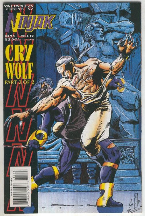 NINJAK, Vol.1 No. 15: Vry Wolf, Part 2 (Valiant 1995)