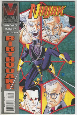 NINJAK, Vol.1 No. 19: Birthquake (Valiant 1995)