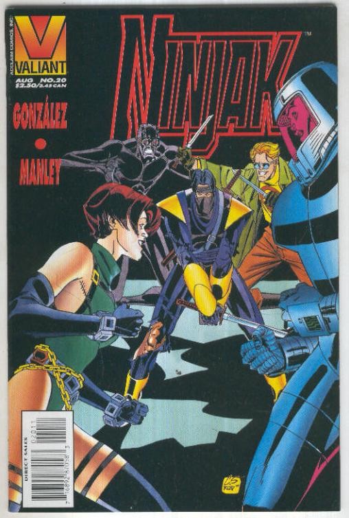 NINJAK, Vol.1 No. 20: Breaking Web, Part 2 (Valiant 1995)