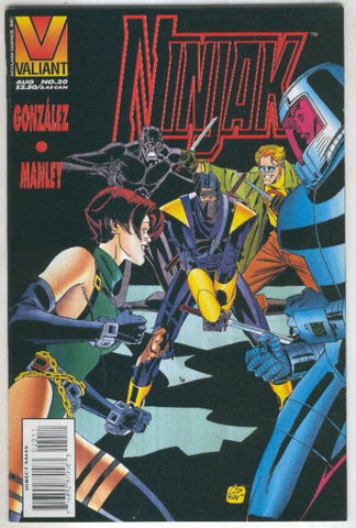NINJAK, Vol.1 No. 20: Breaking Web, Part 2 (Valiant 1995)