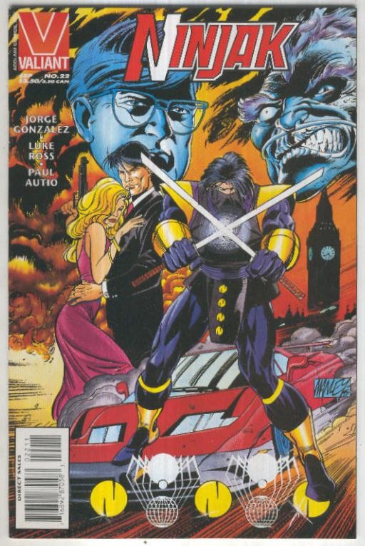 NINJAK, Vol.1 No. 22: Ninjak (Valiant 1995)