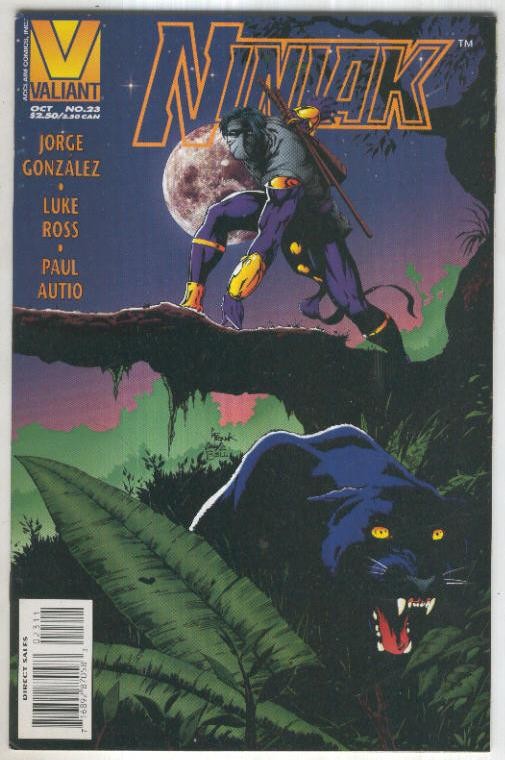 NINJAK, Vol.1 No. 23: Uncharted Territory (Valiant 1995)