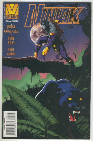 NINJAK, Vol.1 No. 23: Uncharted Territory (Valiant 1995)