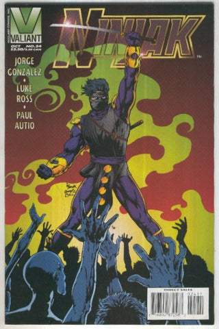 NINJAK, Vol.1 No. 24: Uncharted Territory, Part 2 (Valiant 1995)
