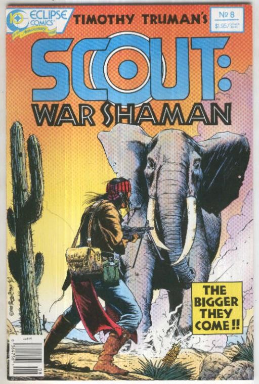 SCOUT: WAR SHAMAN, Vol.1 No.08: The Bigger they Come (1988)