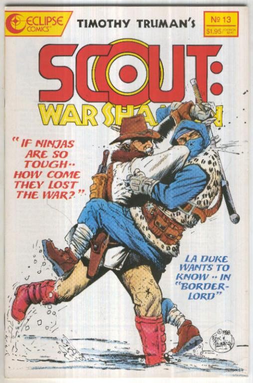 SCOUT: WAR SHAMAN, Vol.1 No.13: If Ninjas are so tough (1989)