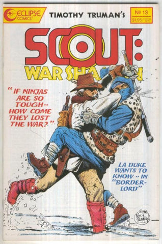 SCOUT: WAR SHAMAN, Vol.1 No.13: If Ninjas are so tough (1989)