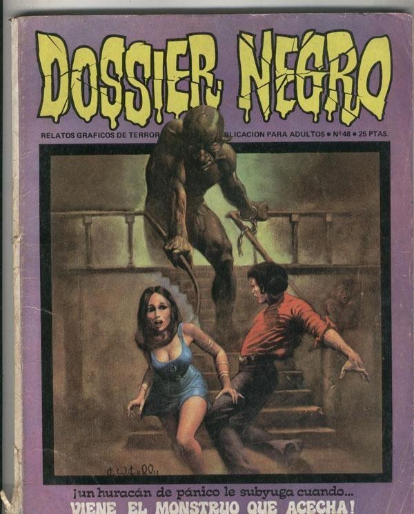 Dossier Negro numero 048 (aviejado y suelto del interior)