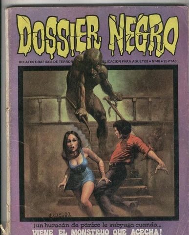 Dossier Negro numero 048 (aviejado y suelto del interior)