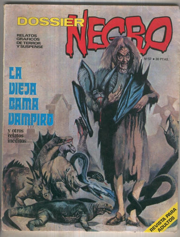 Dossier Negro numero 057 (numerado 1 en primera hoja interior)