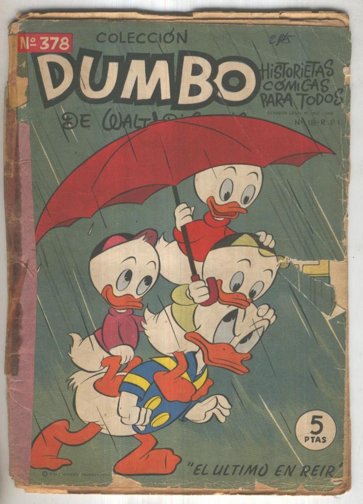 Dumbo numero 378 (mal estado y aviejado)