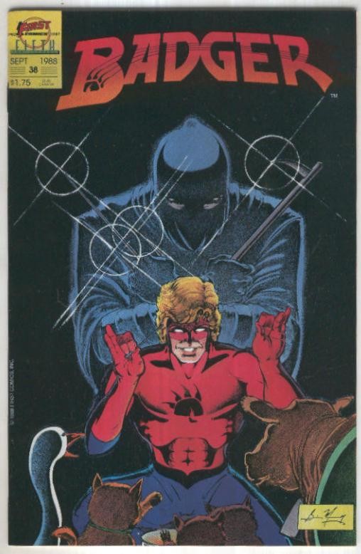 BADGER, Vol.1 No.38: Gabriel, blow your horn (First Comics 1988)