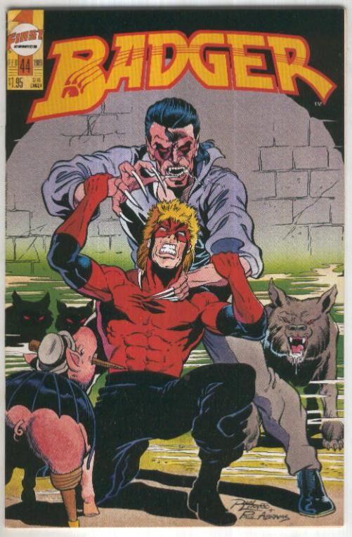 BADGER, Vol.1 No.44: Bllod Sucker 2 (First Comics 1989)