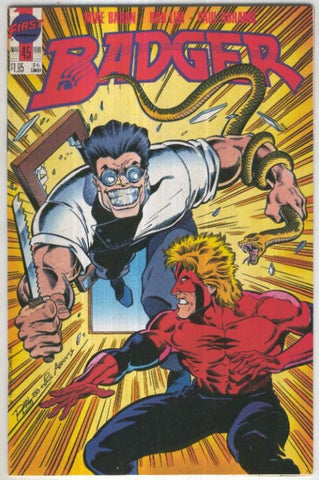 BADGER, Vol.1 No.45: Mavis, hold the Toad (First Comics 1989)