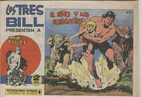 Sahib Tigre numero 10: El niño y los elefantes