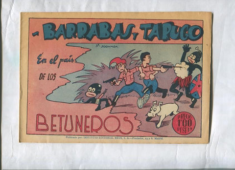Barrabas y Tarugo numero 3: En el pais de los betuneros