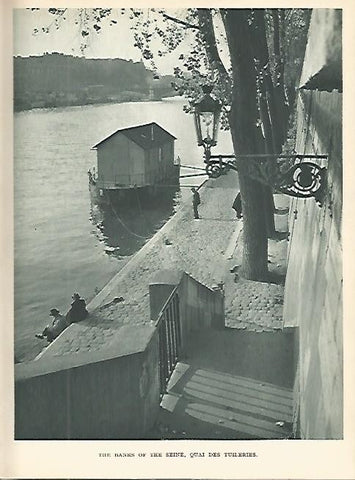 LAMINA 1727: PARIS. Bancos en el Sena
