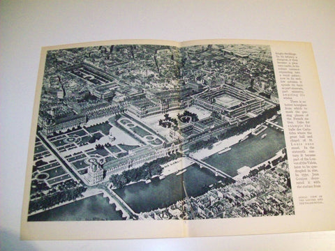LAMINA 1743: PARIS. Vista aerea del Louvre y del Palacio Real