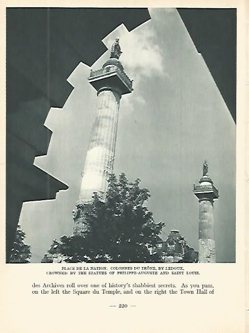 LAMINA 1818: PARIS. Plaza de la Nacion