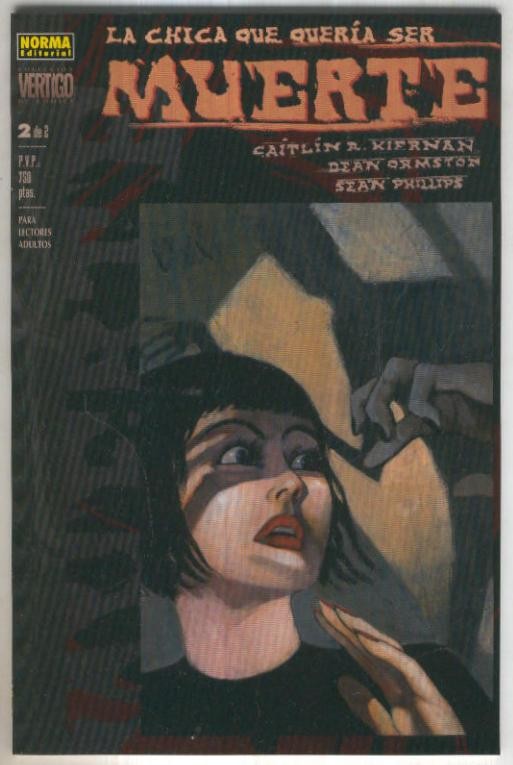 LA CHICA QUE QUERIA SER MUERTE, No.02. Coleccion Vertigo No.108 (Norma 2000)