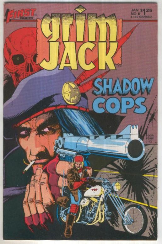 GRIMJACK, Vol.1 No.06: Shadow cops (First Comics 1985)