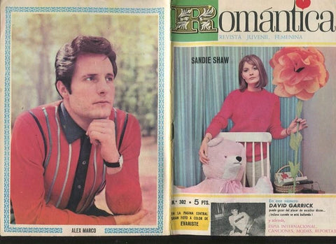 Romantica numero 302: poster central de Evariste (30 x 21,5 cm)