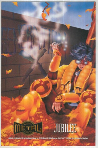MARVEL METAL PRINTS 1995: JUBILEE (Fleer Corporation 1995)