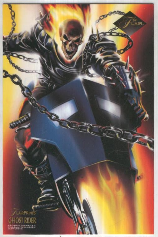 FLAIR MARVEL ANUAL PRINTS 1994: GHOST RIDER (Fleer Corporation 1994)