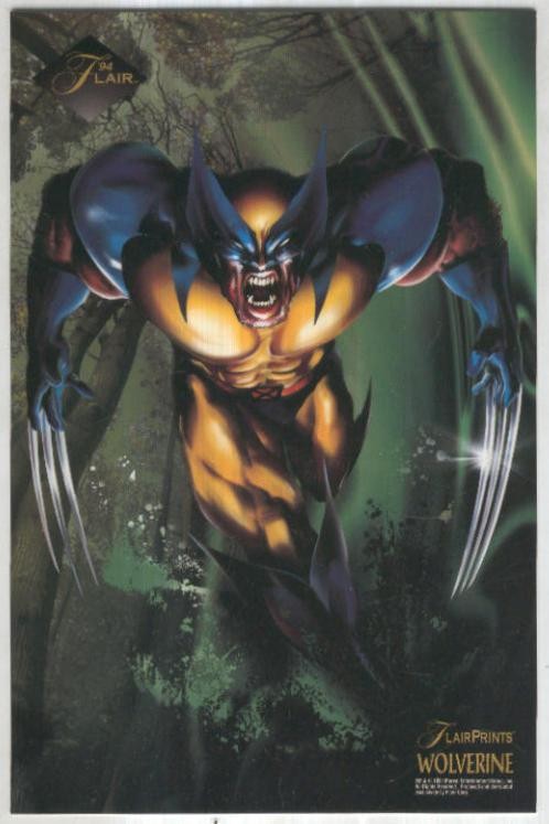 FLAIR MARVEL ANUAL PRINTS 1994: WOLVERINE - Lobezno (Fleer Corporation 1994)
