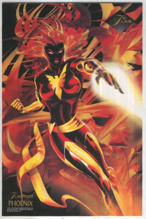 FLAIR MARVEL ANUAL PRINTS 1994: PHOENIX - Fenix (Fleer Corporation 1994)