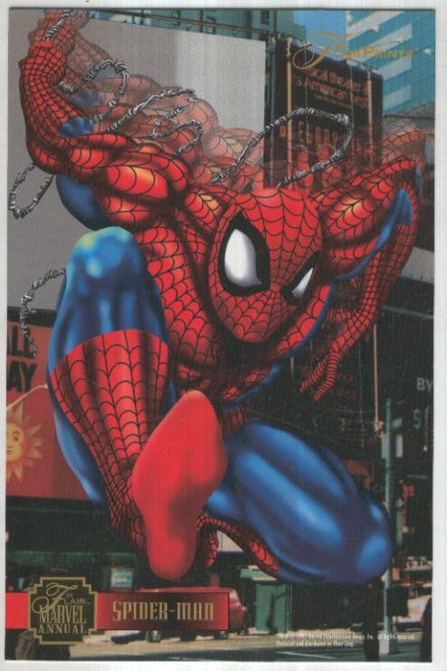 FLAIR MARVEL ANUAL PRINTS 1995: SPIDER-MAN (Fleer Corporation 1995)