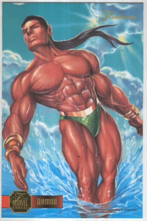 FLAIR MARVEL ANUAL PRINTS 1995: NAMOR (Fleer Corporation 1995)