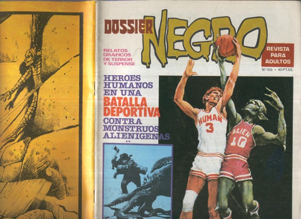 Dossier Negro numero 106 (numerado 4 en trasera)