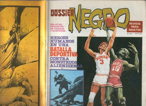 Dossier Negro numero 106 (numerado 4 en trasera)