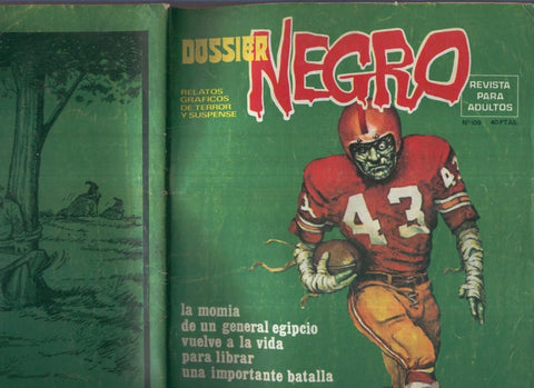 Dossier Negro numero 109  (numerado 2 en primera pagina interior)