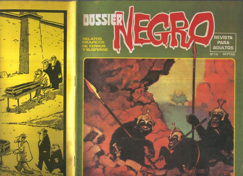 Dossier Negro numero 110 (numerado 2 en trasera)