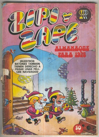 Zipi y Zape almanaque 1978 (falta paginas, aviejado