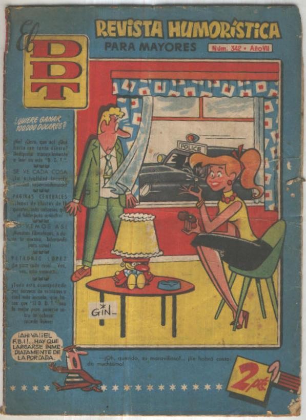 DDT revista humoristica numero 342 (aviejado y con alguna raja)