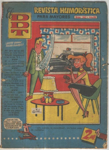 DDT revista humoristica numero 342 (aviejado y con alguna raja)