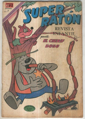 El Super Raton numero 223 (aviejado y con raya y  roto en cubierta)