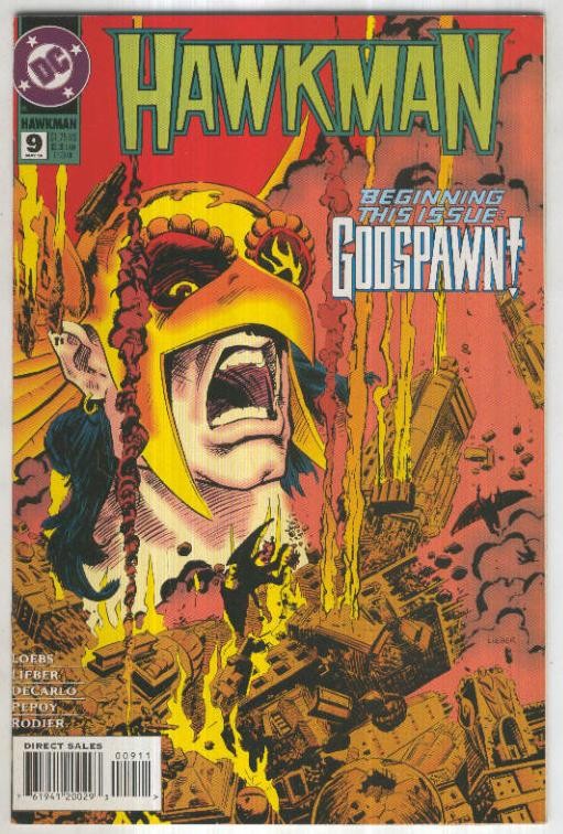 HAWKMAN, Vol.3 No.09: Godspawn (DC 1994)