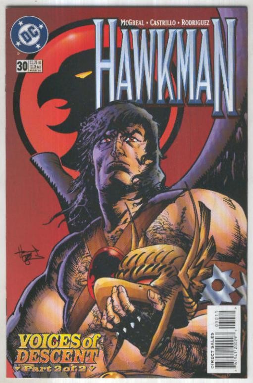 HAWKMAN, Vol.3 No.30: Voices of Descent 2 (DC 1996)
